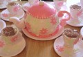 How to Make a Teapot Cake with Tiramisu filled teacups, Girls Party Cake