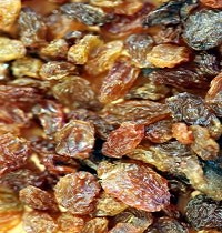 Use either golden or dark raisins in this recipe.