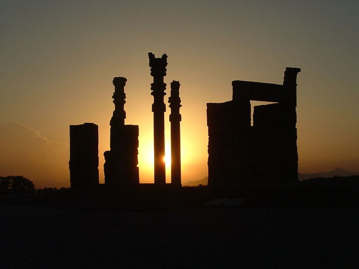 Persepolis at dusk