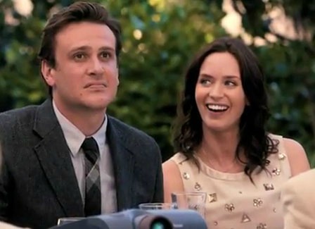 Jason Segel and Emily Blunt star in the romantic comedy "The Five Year Engagement"