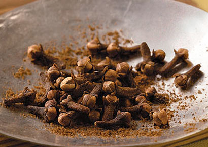 Dried clover flower buds.