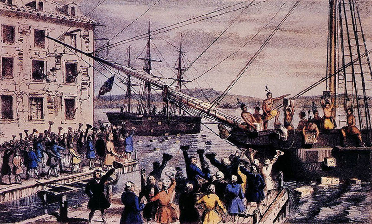 British Actions That Led to the American Revolution: The Boston Tea Party to the Shot Heard Round the World