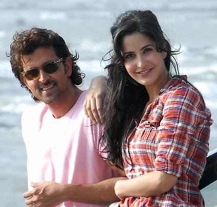Hrithik Roshan and Katrina Kaif in Zindagi Na Milegi Dobara .