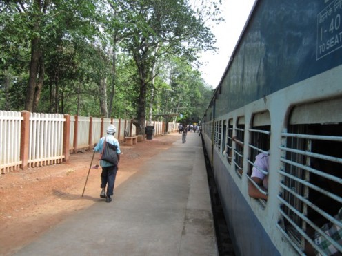 Nilambur Train at Vaniyambalam Railway station