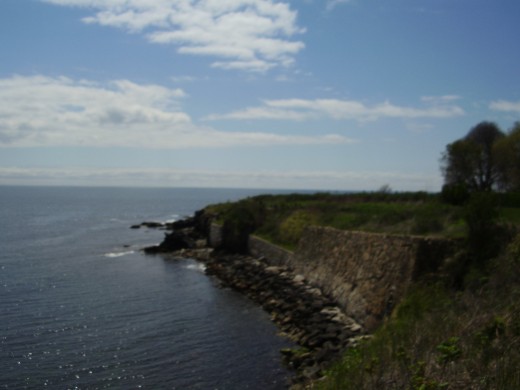 View from The Cliff Walk, Newport, R.I.