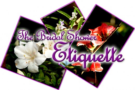 Remembering some traditional etiquette can save you the embarrassment of making a  wedding shower faux pas!