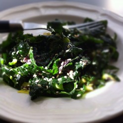 Quick and Easy Sautéed Kale with Lemon and Sesame