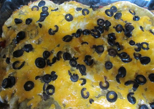 Enchiladas hot out of the oven!