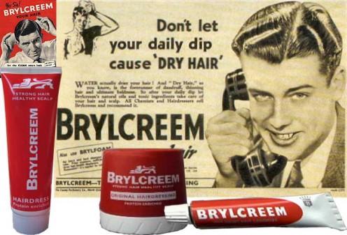 For a long while Brylcreem was the most successful male hair product on the market