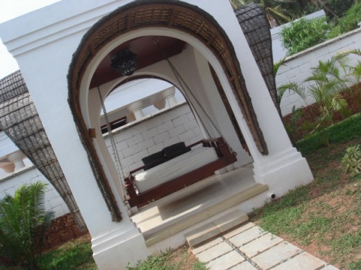 The cottages in "Kettuvallam" style at Vivanta by Taj, Bekal, Kerala