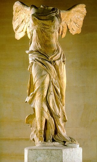 The Greek goddess of victory, Nike, whom the athletic shoe company is named after.