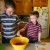 My four year old adds sugar to the strawberries. My four year old adds sugar to the strawberries.
