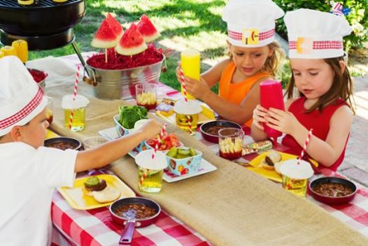 Kids at Barbeque
