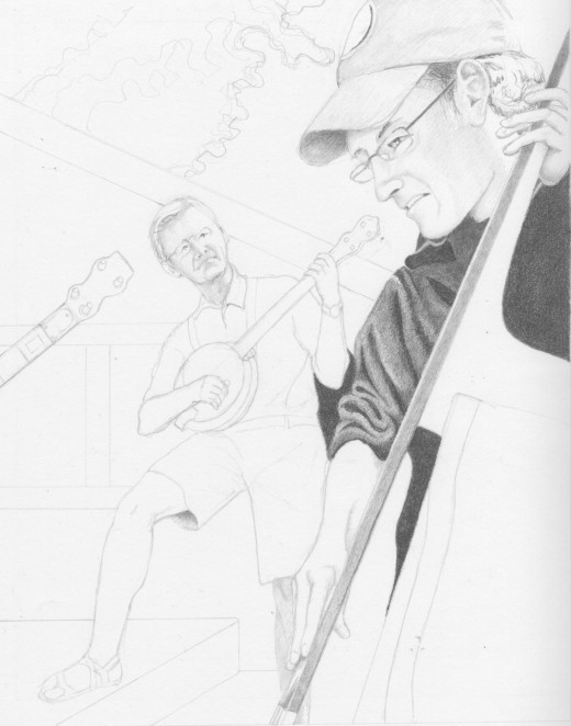 Jam Session, Pencil 10 x 8"