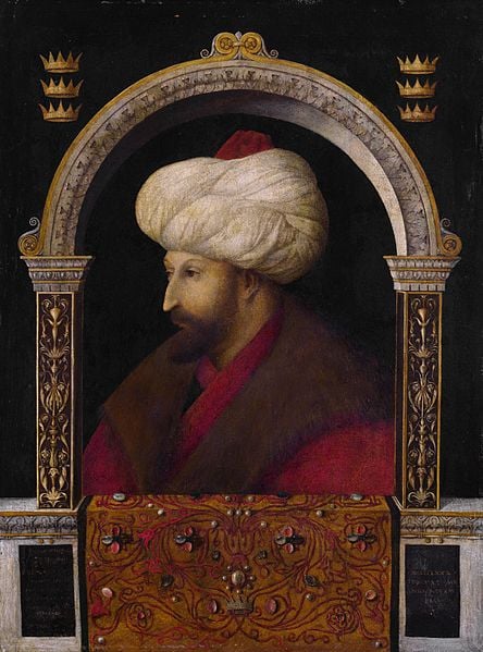 Sultan Mehmed II, ruler of the Ottoman Empire.