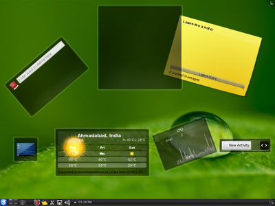 This is the KDE environment.