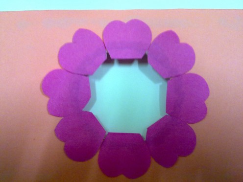paste each petal. Notice the tail is left out.