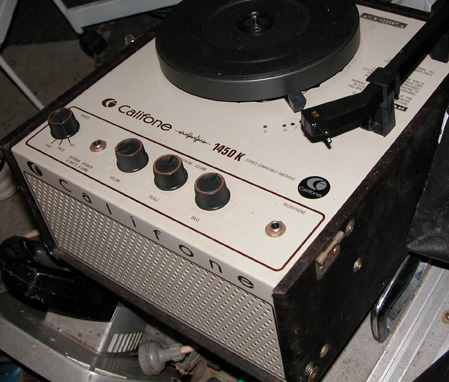 Original Califone valve record player