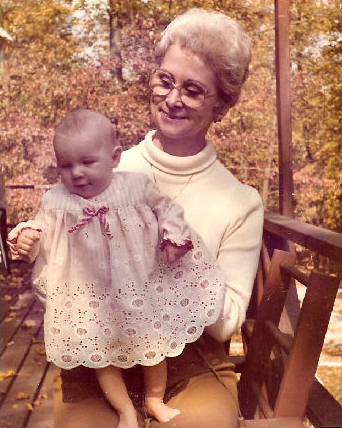 Baby Carla and Granny Annie - Indiana- June, 1976