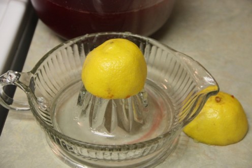 Squeeze lemons