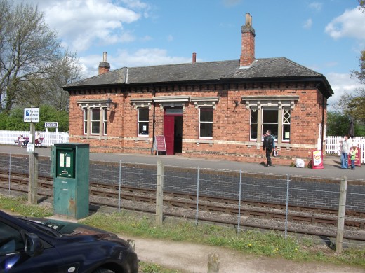 The former Humberstone Road Station in Leicester, rebuilt in Shenton