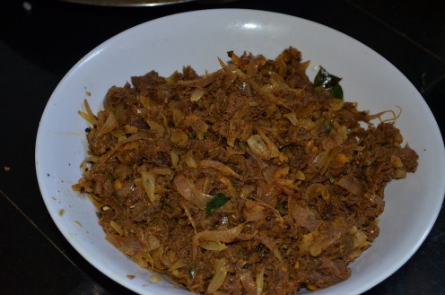 Meat Minsed in Mixer