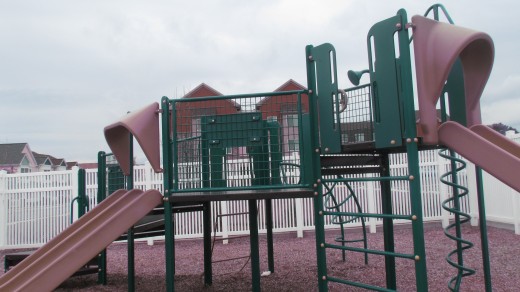 Playground at the Community Center in the Fairgrounds.