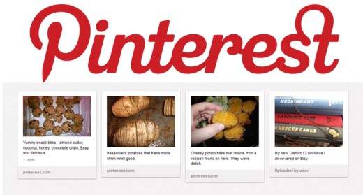 Pinterest allows users to create photo bookmarks of the things that interest them.