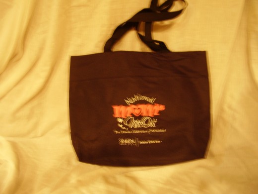 My free tote bag that the goodies came in!