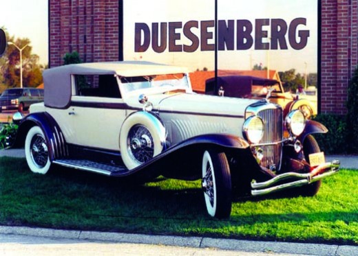 A Duesenburg was formerly owned by the Pulitzer family and fully restored. Legend has it that one of the Duesenberg's had the engine pulled to serve the war effort to operate pulleys in the war effort. 