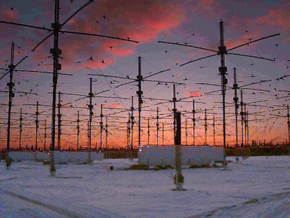 HAARP (High frequency Active Aurora Resonance Program is one of the developments of Teslian technology built upon the ideas and findings of Nikola Tesla. Power is transmitted via the ionosphere at the juncture of the geomaganetic field and the ground