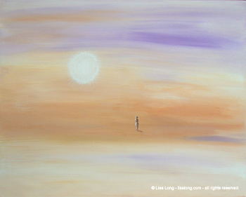 Being Alone Without Being Lonely ("Mystic Isolation" Painting By Lisa Long Who Retains Exclusive Copywrite Privledges