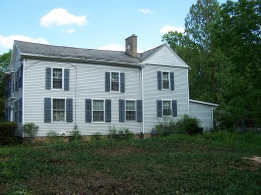 For the first time in decades, the side of the house is exposed to sunlight. For the first time in decades, the side of the house is exposed to sunlight.