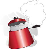A rise in your blood pressure can be closely compared to the steam building inside a pressure cooker. So as you can see from the illustration, if the steam gets too intense, it can literally blow the lid off unless the heat is turned down.