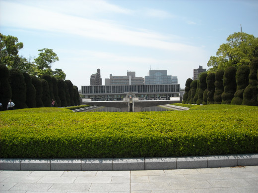 Front view of the Peace Memorial Museum.
