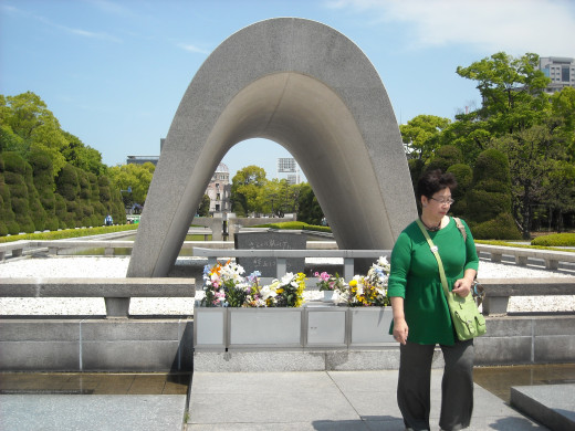 Cenotaph for the A-Bomb Victims.