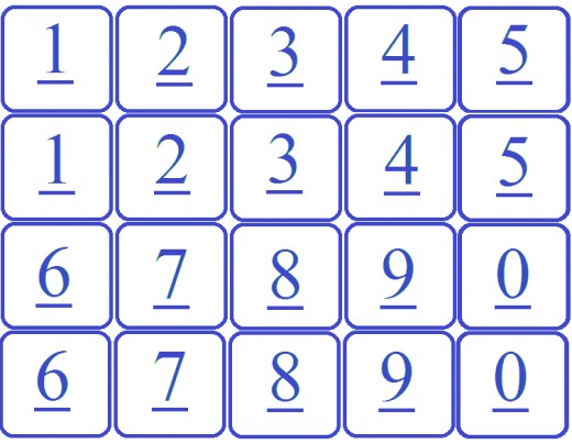 Lamination is suggested for the numbers.