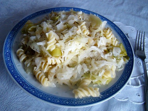 Cabbage with Noodles