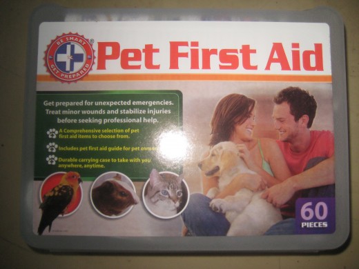 First Aid Kit for Pets (All photos by Travel Man, May 19, 2012)