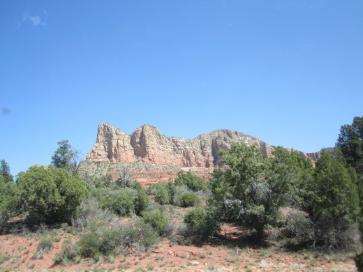 Red Rock cliffs in Sedona. Bring your Crystals!