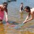 Catching minnows....trying rather, nets do not work well for speedy minnows. Catching minnows....trying rather, nets do not work well for speedy minnows.