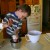 Add the can of soup and 1/3 cup water to a small bowl. Mix and set aside. Add the can of soup and 1/3 cup water to a small bowl. Mix and set aside.