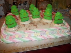 Christmas Peep Cake