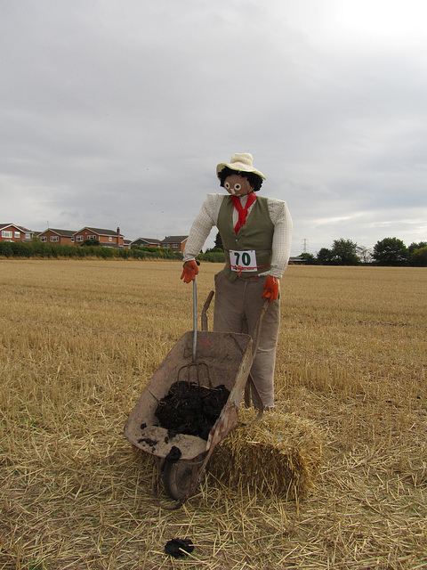 Farmer scarecrow.