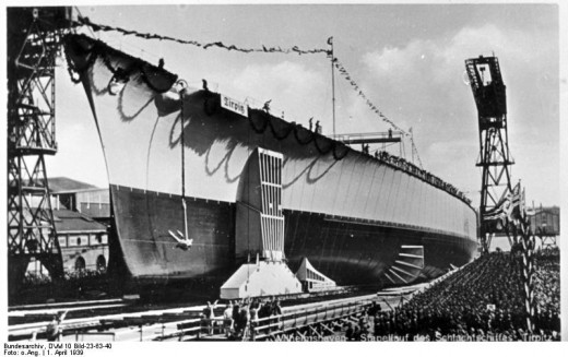 Launching of the Tirpitz