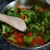 Fry the vegetables in 2 tablespoons of hot oil for about 2 minutes. Fry the vegetables in 2 tablespoons of hot oil for about 2 minutes.