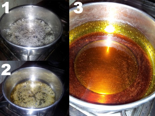 Sugar Caramelizing Process