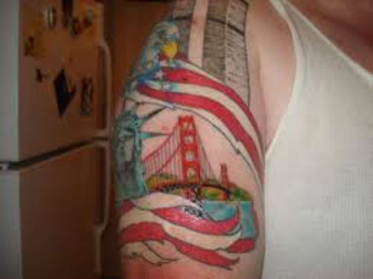 Bridge Tattoos And Meanings; Bridge Tattoo Ideas And Bridge Tattoo