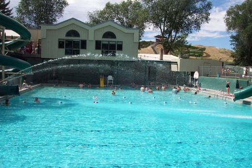 Downata hot springs in Downey ID
