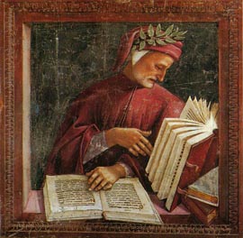 Dante Aligheri, author of "Sestina"